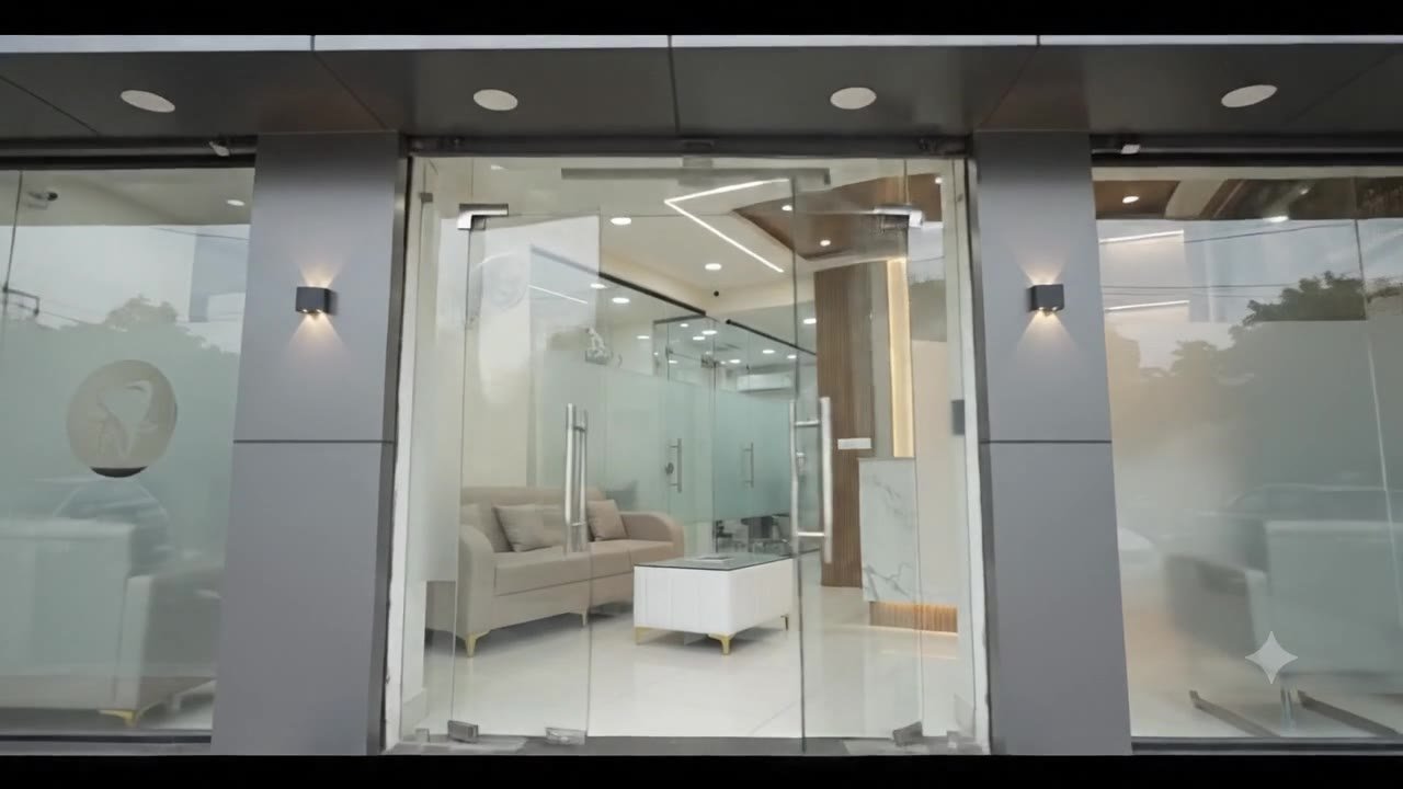 Reception and treatment room at Krystal Dental Care